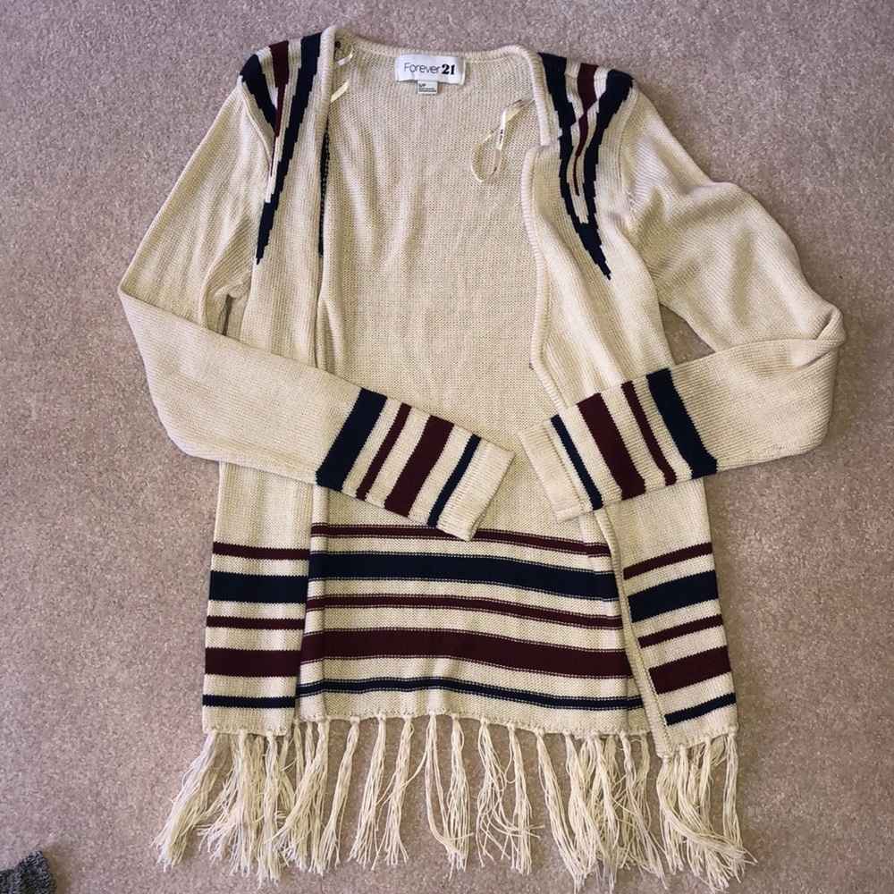 Fringe cardigan
